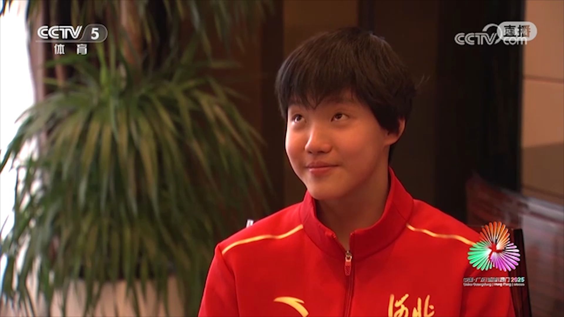 就算是亚运历史最年轻MVP，于子迪终究还是个孩子，采访纯真又可爱