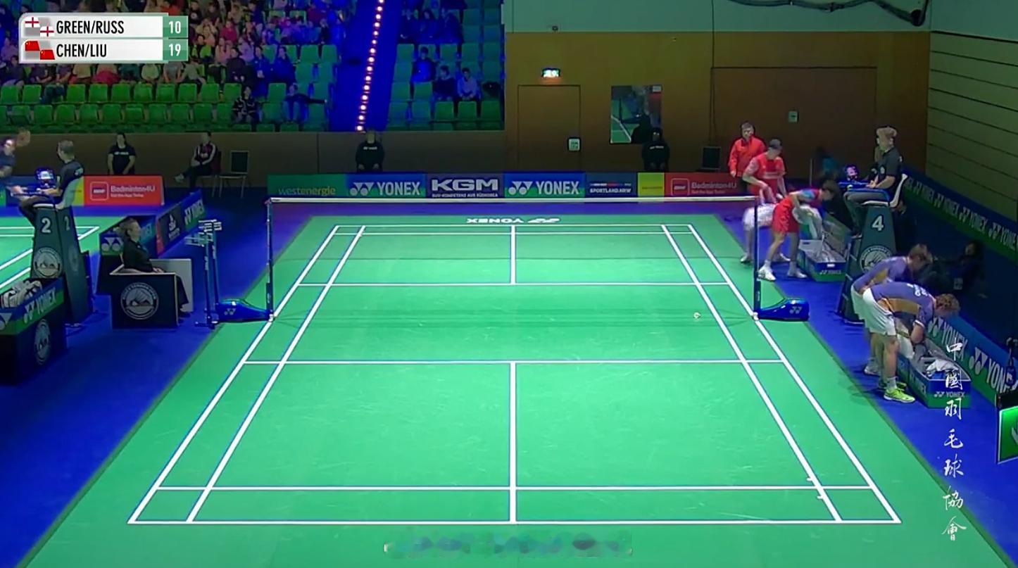 男双 1/16赛亚历克斯/鲁斯 10-21 陈柏阳(6)/刘毅2026年德国羽毛