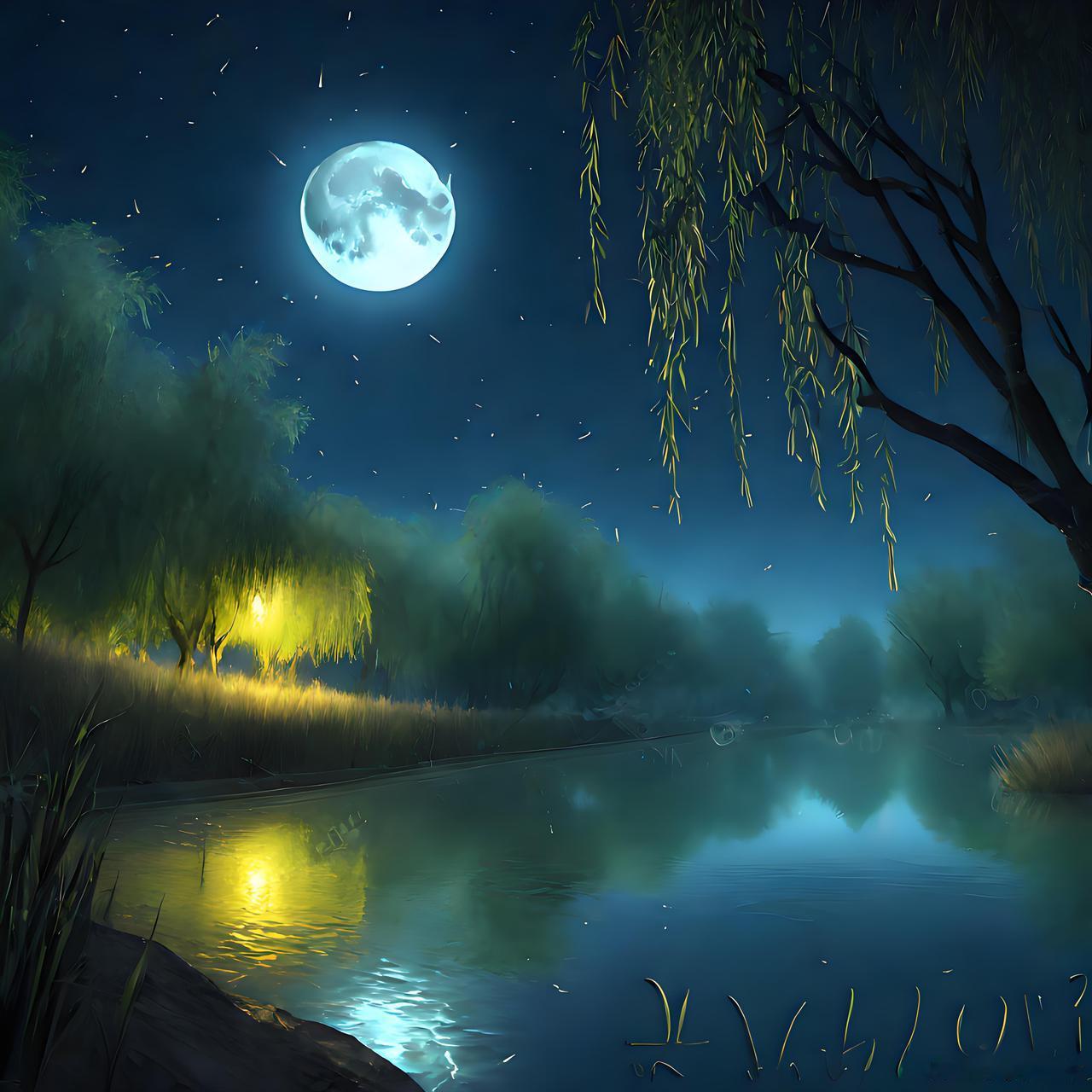 下联：独怜瘦水怅秋风。

（题图来自网络）