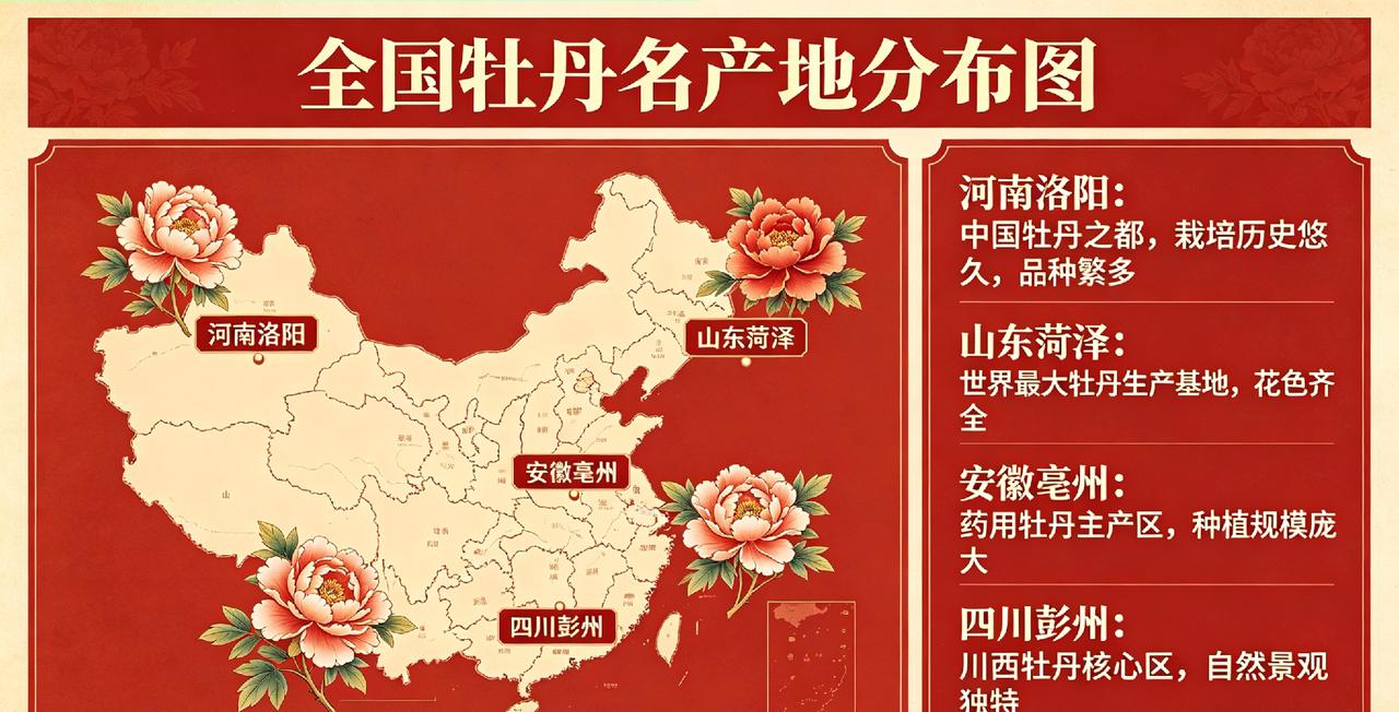 全国哪里的牡丹最有名