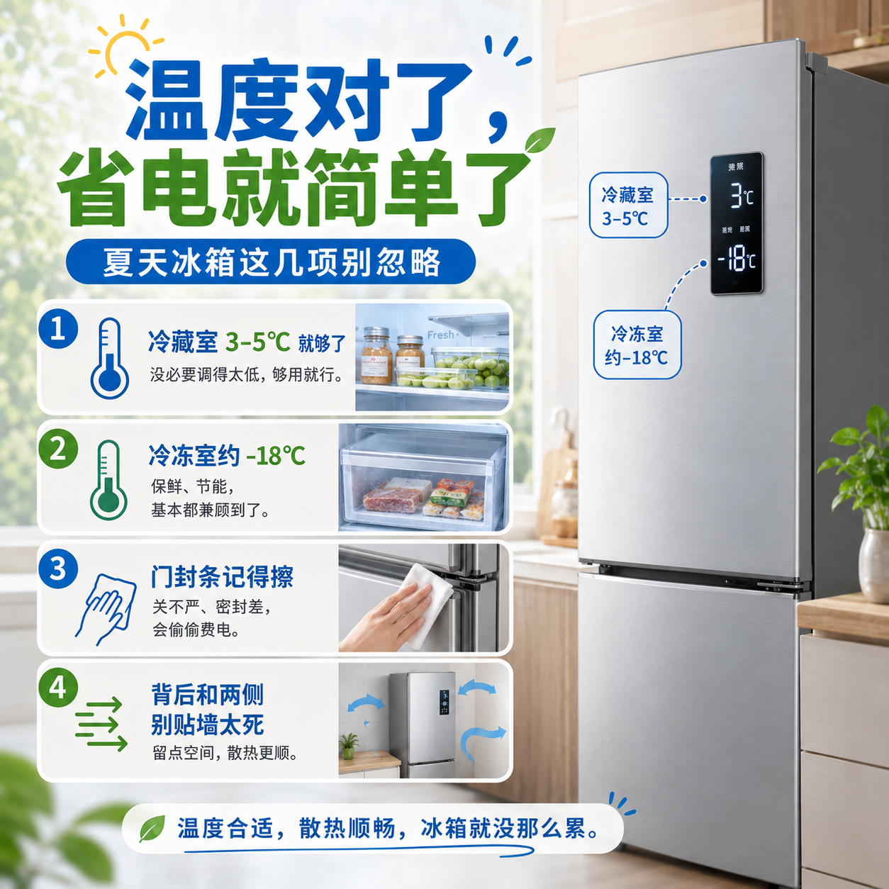 夏天怎么用冰箱更省电家电鉴宝大会今天又是生活小技巧放送，怎么用冰箱更省电，直接上