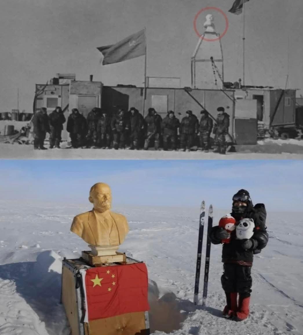 苏联在南极“难抵极”建立的考察站，在落成 67 年后几乎已被积雪完全掩埋（195