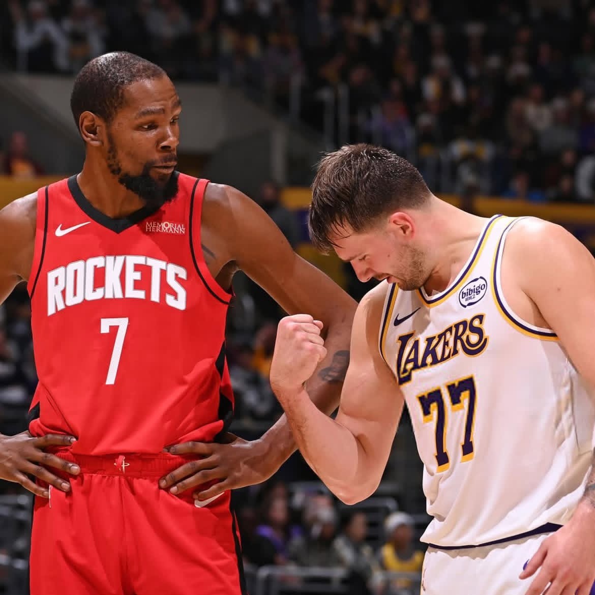 Luka Dincic & Kevin Durant 洛杉矶湖人NBA圣诞大战