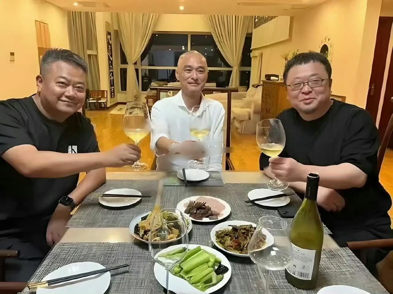 冯唐：这黄瓜切得够狠，刀工比出版社校对的标点还整齐。

罗永浩：我卤的这锅菜讲究