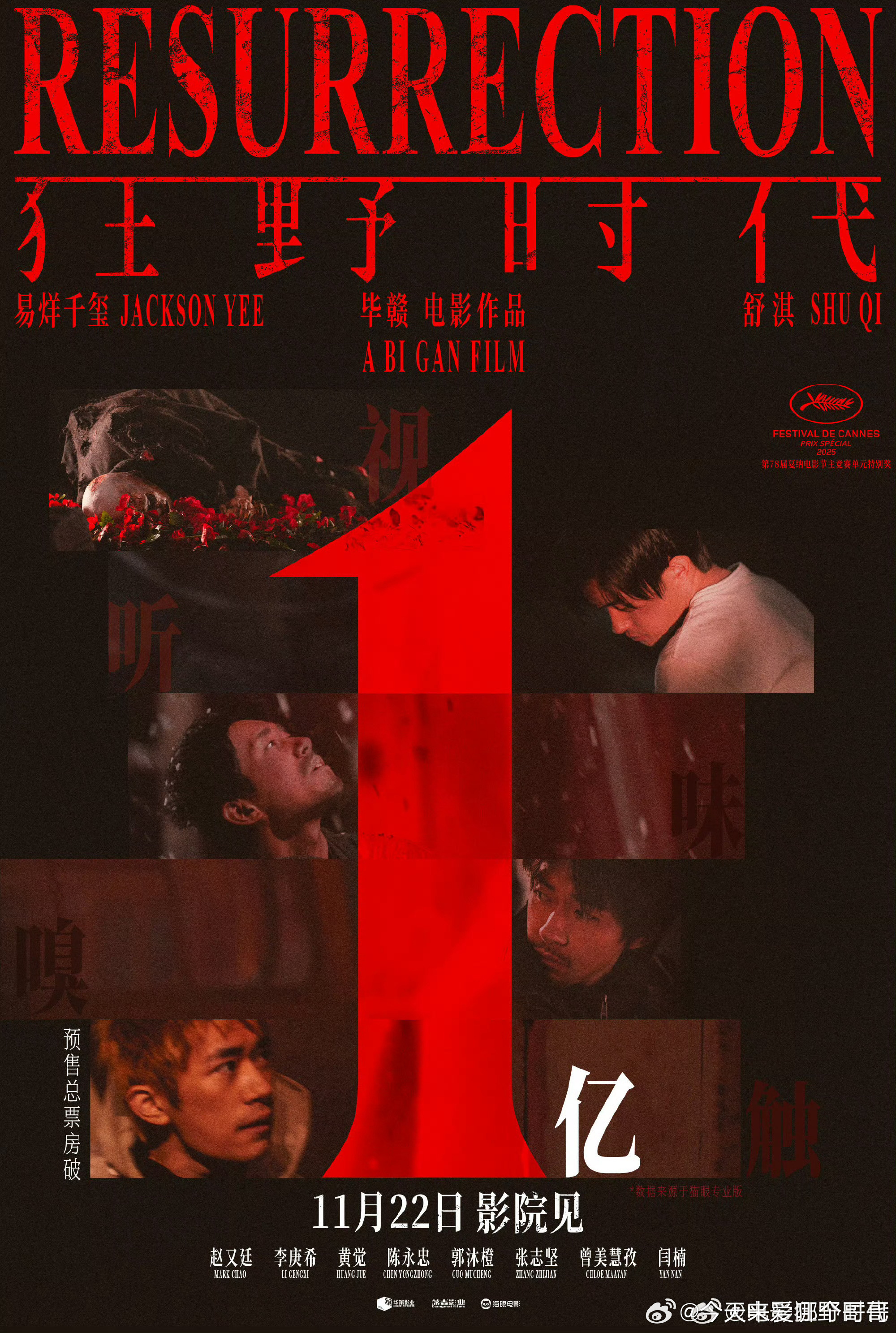 狂野时代预售票房破亿，至今为止易烊千玺主演的电影预售票房均破亿，伟大无需多言 