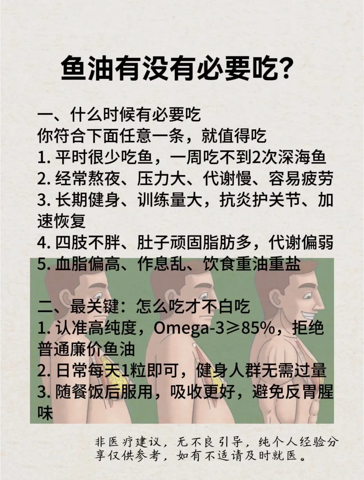 鱼油吃对不吃贵