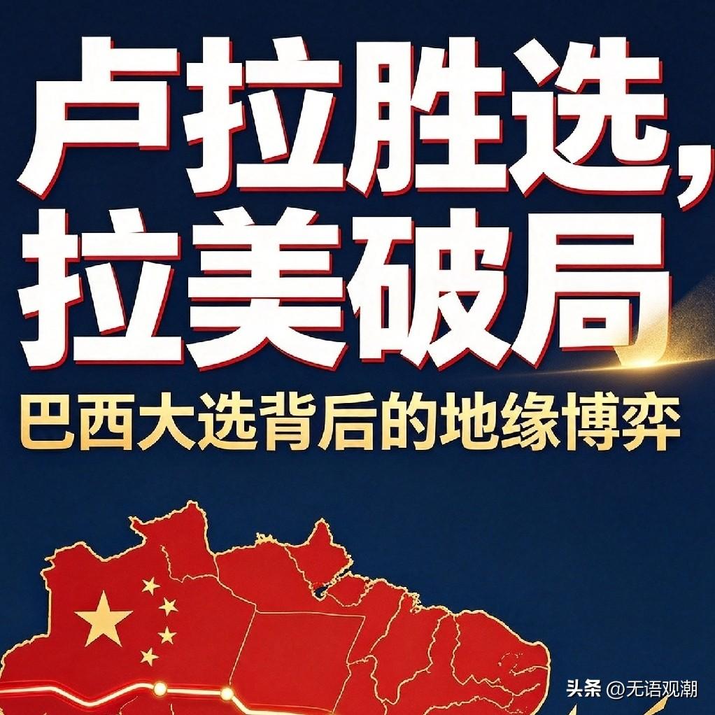 【卢拉胜选绝非偶然！彻底打破美国后院封锁，中国赢大了】
 
很多人只把巴西大选当