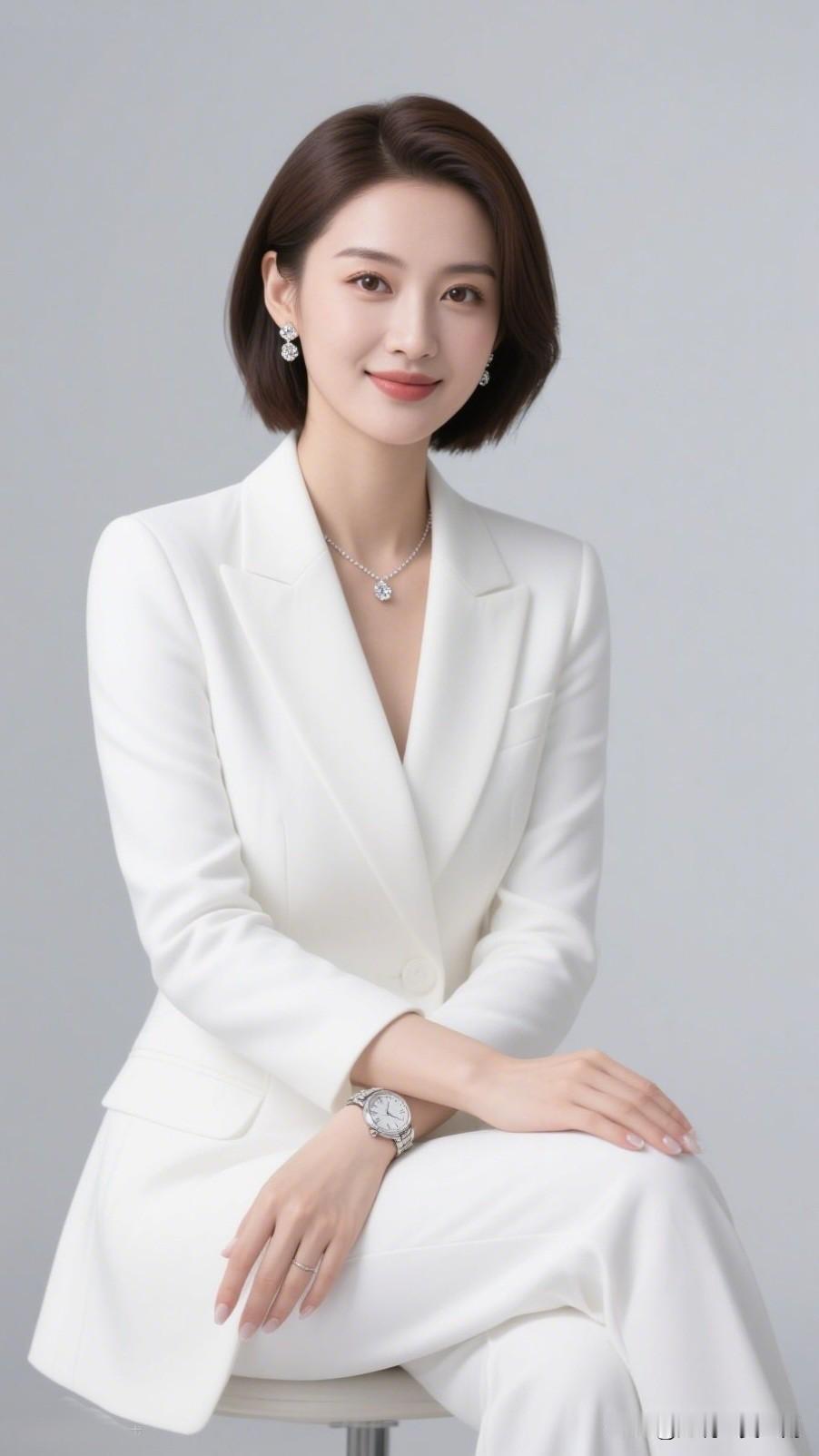 优雅白领风，简约而不失精致！女人最耐看的长相是什么样的