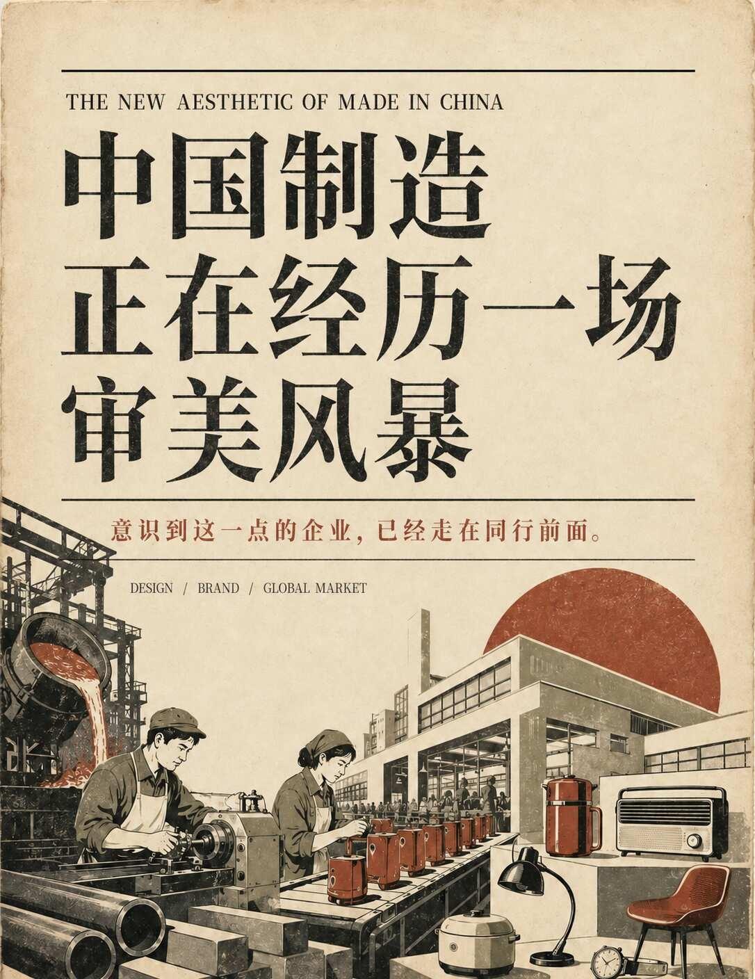 中国制造正在经历一场审美风暴
出海 外贸 跨境 品牌出海 国际贸易 中国制造 海