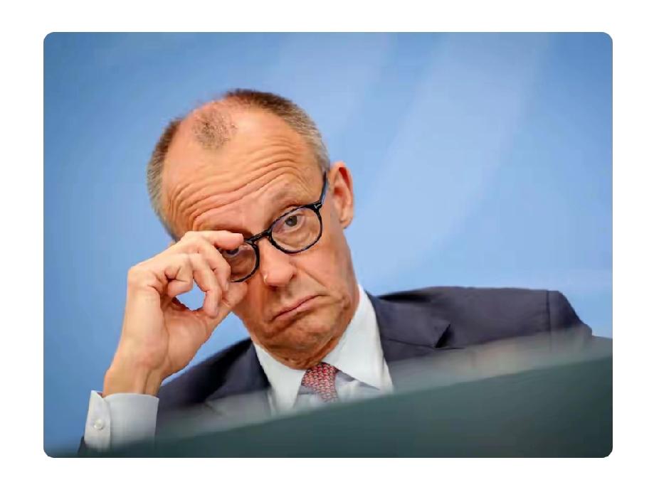 默茨这次访华，目的昭然若揭，就是想从中国市场分一杯羹。2025年中国重新成德国最