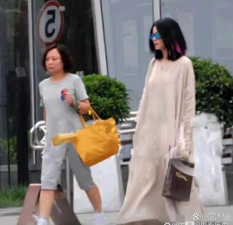 王菲天生就是行走的衣架子，自带清冷高级气场，就算简单的穿搭也能穿出大牌质感。看过