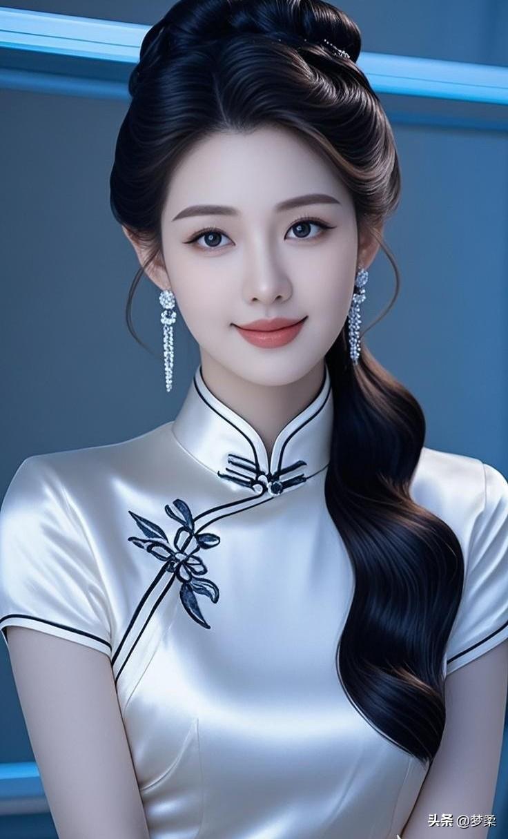 旗袍怎么样拍照有韵味女人不一定要有多漂亮！只要打的清清爽爽，干干净净，心里就会充