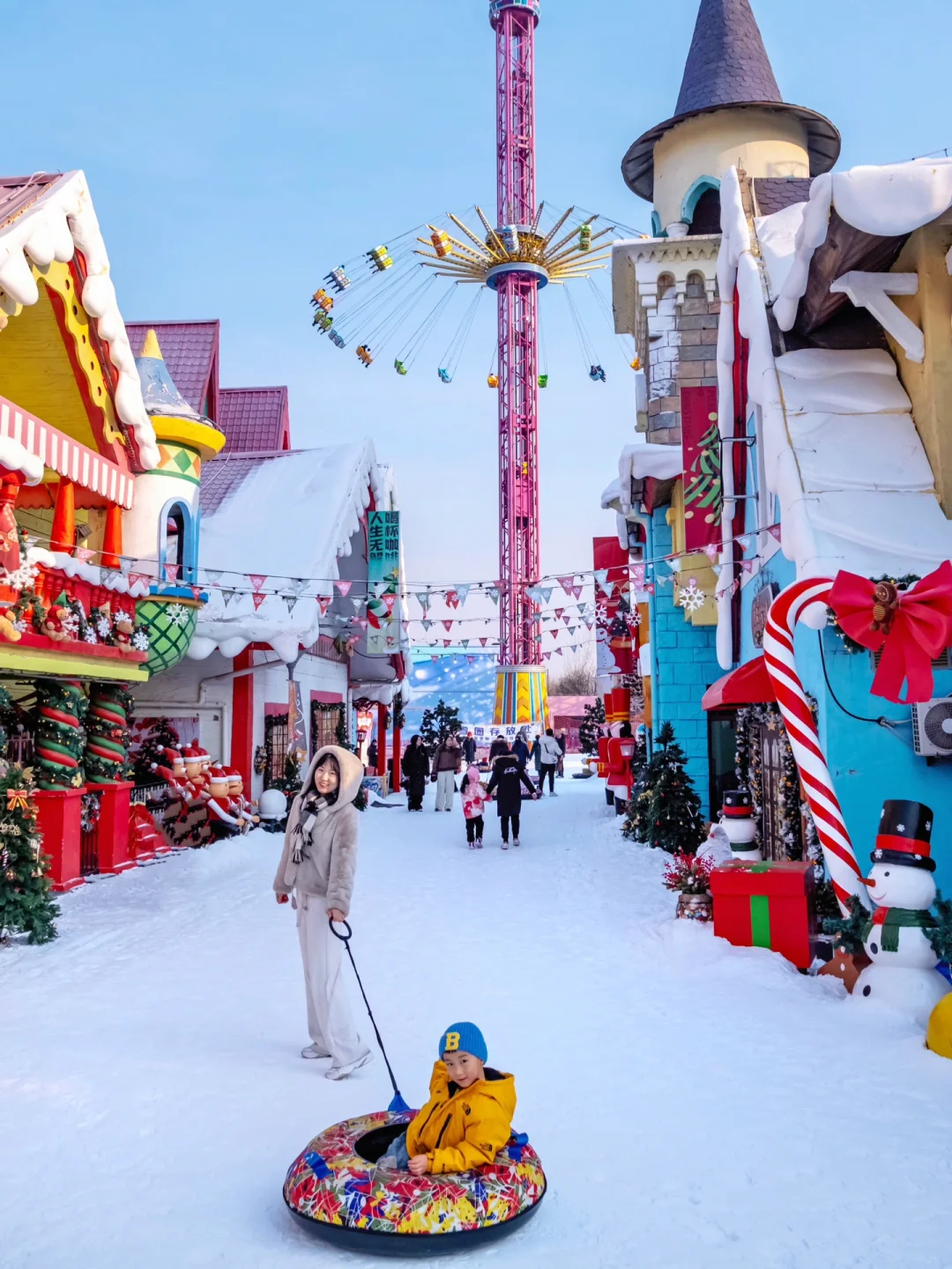 春节放烟花‼️北京1.5h小樽同款冰雪童话世界