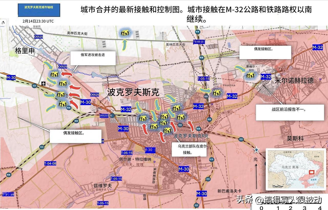 波克罗夫斯克最新战况，根据乌军第7军团的消息，在过去6个月，俄军在付出1.5W人