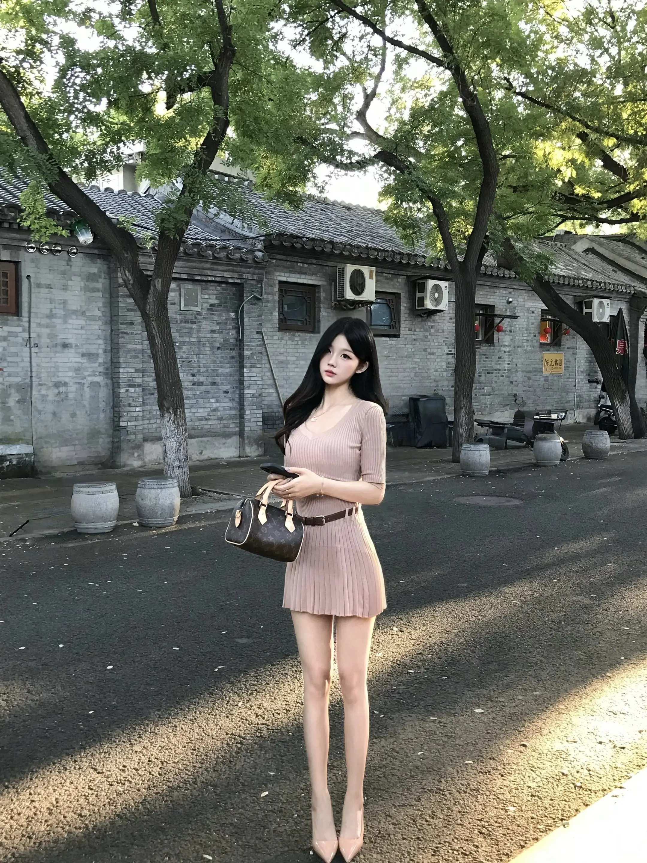 等到了秋天 我们再去北京的胡同散散步 好不好