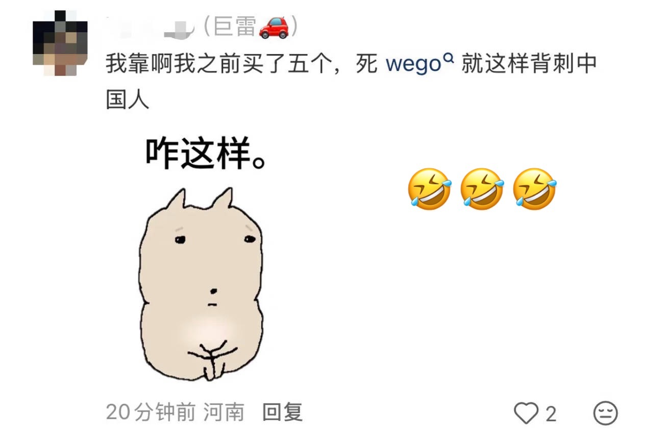 当初蹭秦彻热度害他被骂还滑跪乙太妹的wego痛包就这么水灵灵地翻了个大的，早就说