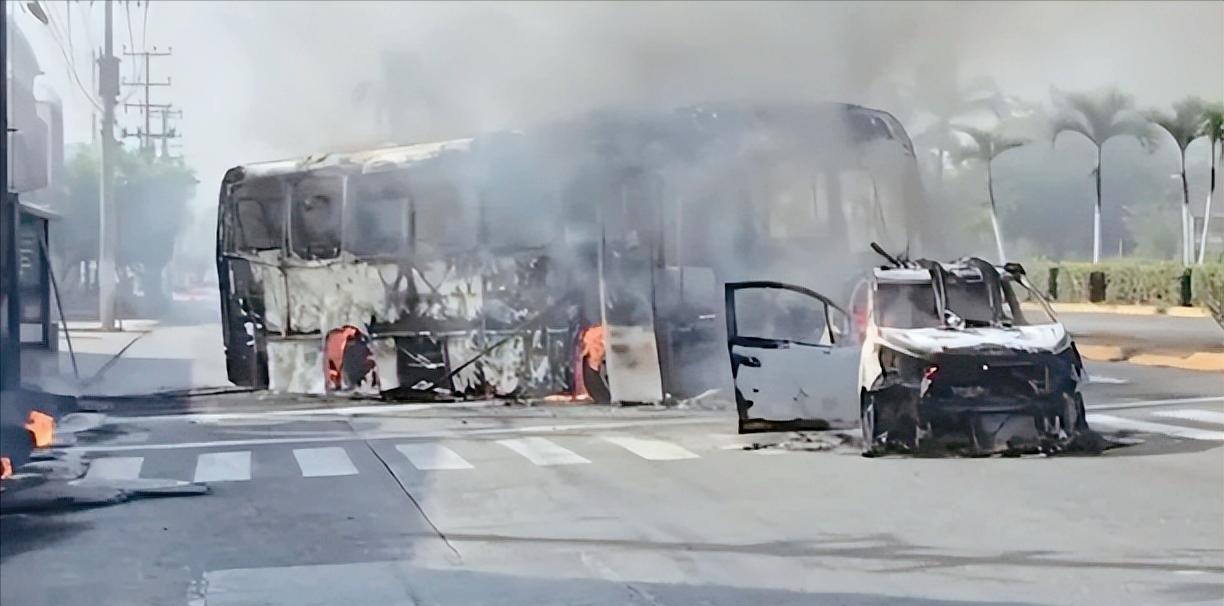 没想到墨西哥刚打掉一个头号毒枭，国内直接陷入大乱，机枪当街扫射、汽车飞机港口全被