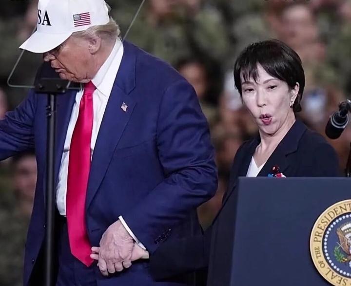 本来以为高市早苗访美就是一出闹剧，没想到竟然变悲剧了，好好的懂王为什么有一张嘴呢