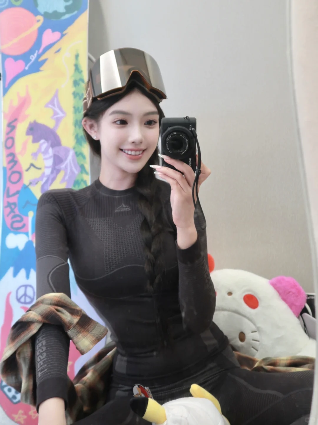 ⛷️谁这么会选雪镜呀❄️头包脸雪镜被我找到啦