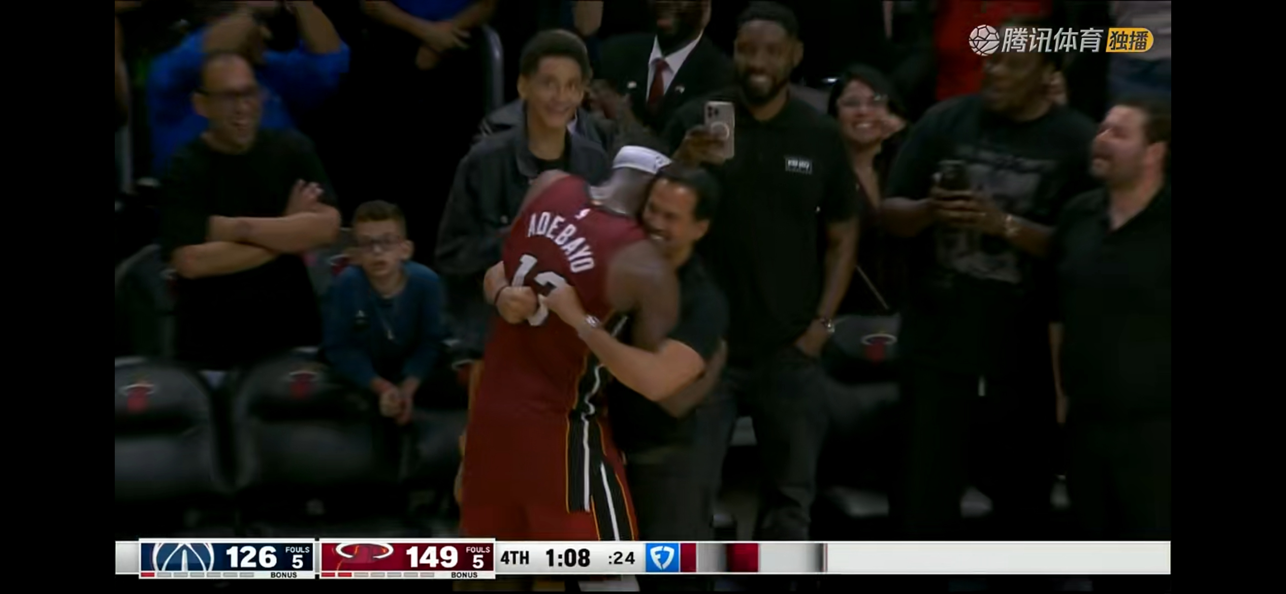 man what can i say阿德巴约打破热火队史得分纪录阿德巴约现役得分