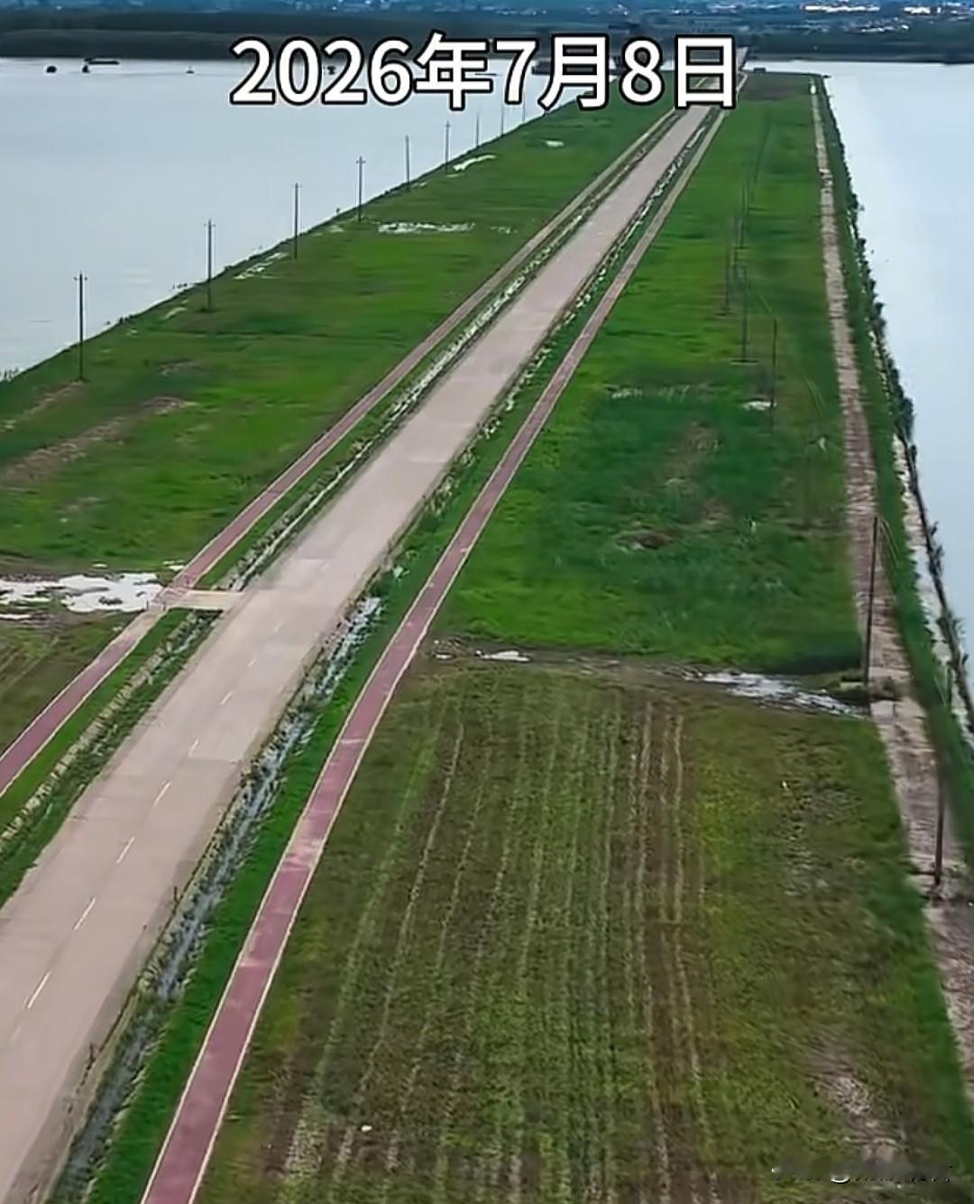 想去打卡扬州高邮网红漫水公路的朋友注意绕行！7月8日起高邮漫水公路正式实施汛期交