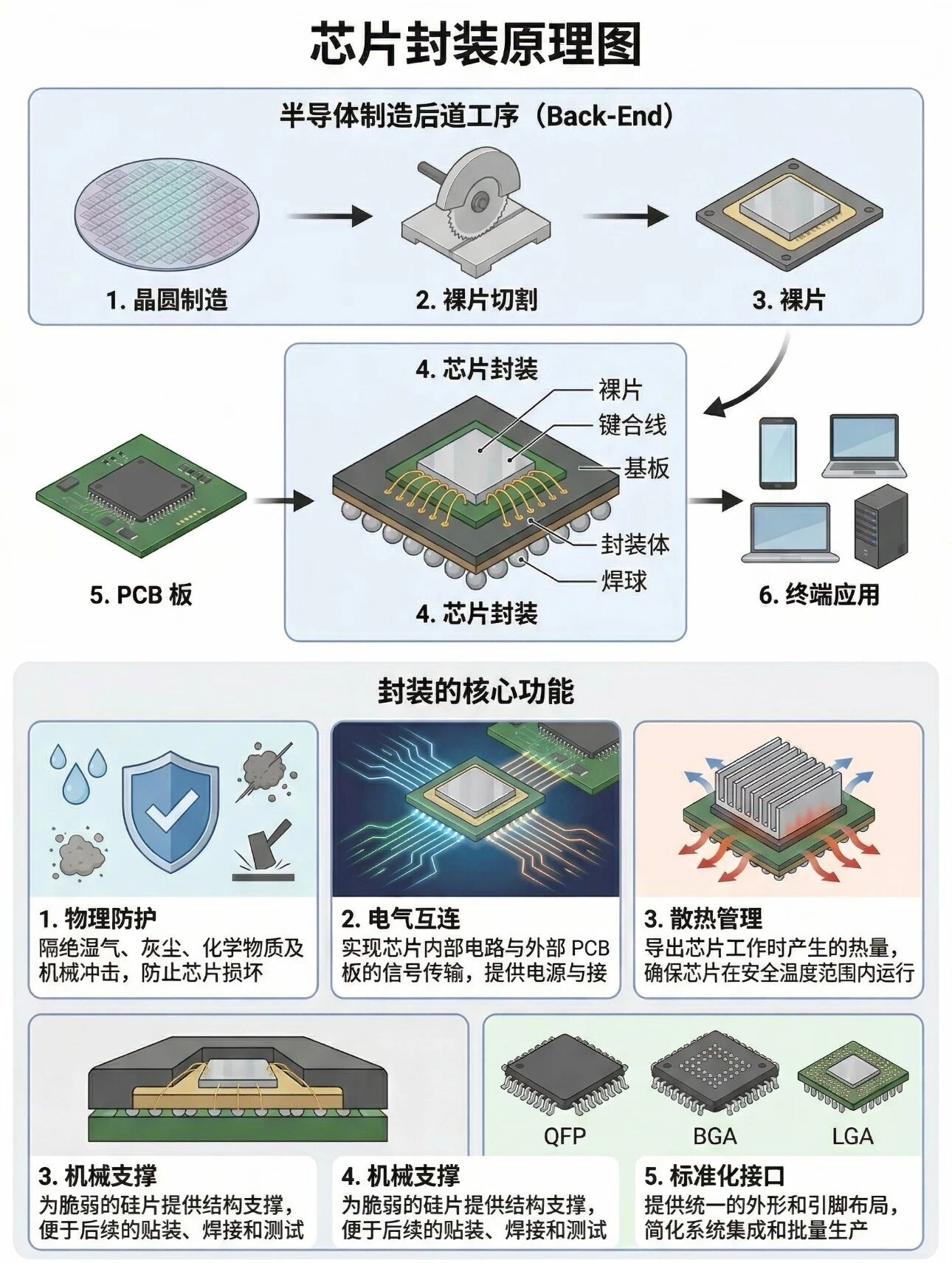 关于芯片封装的所有知识，太干了。#芯片##芯片封装#