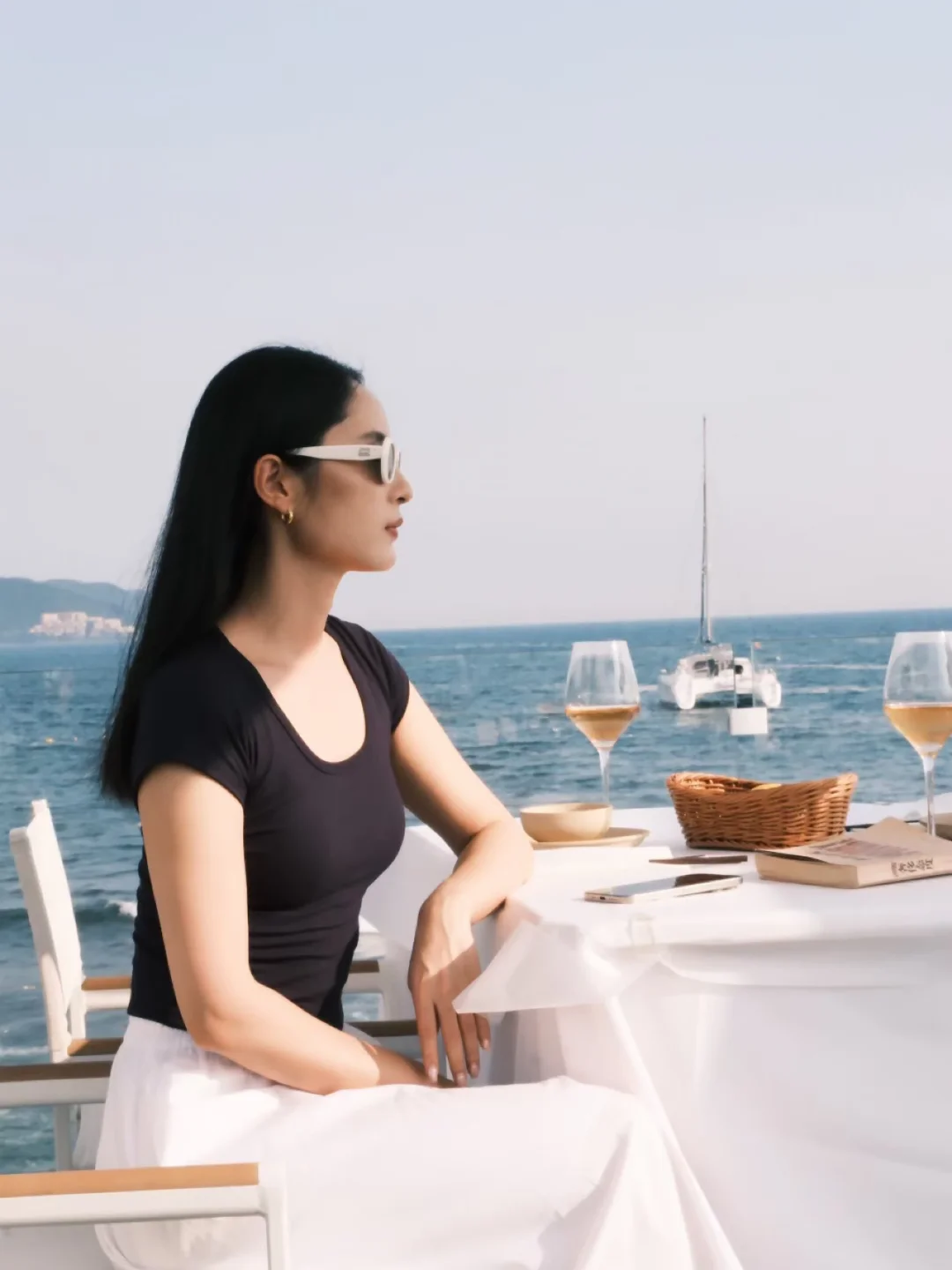 💙博主同款深蓝T！短款显高绝绝子