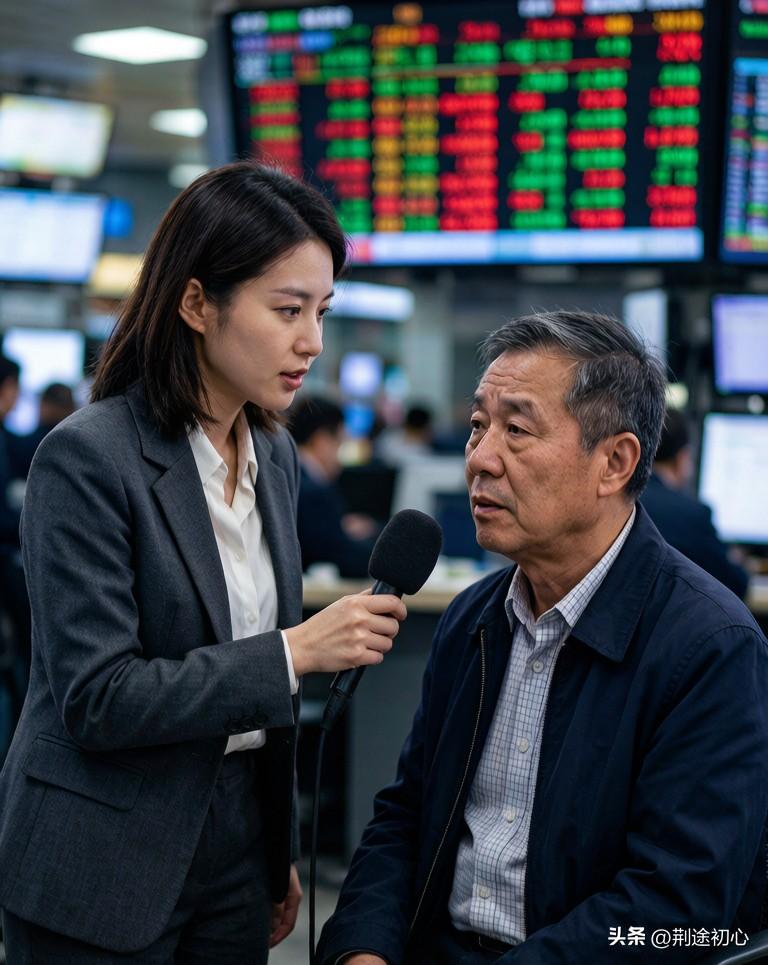 记者：大爷今年投资收益如何？
大爷：根据权威数据我超过了八成股民
记者：大爷你好