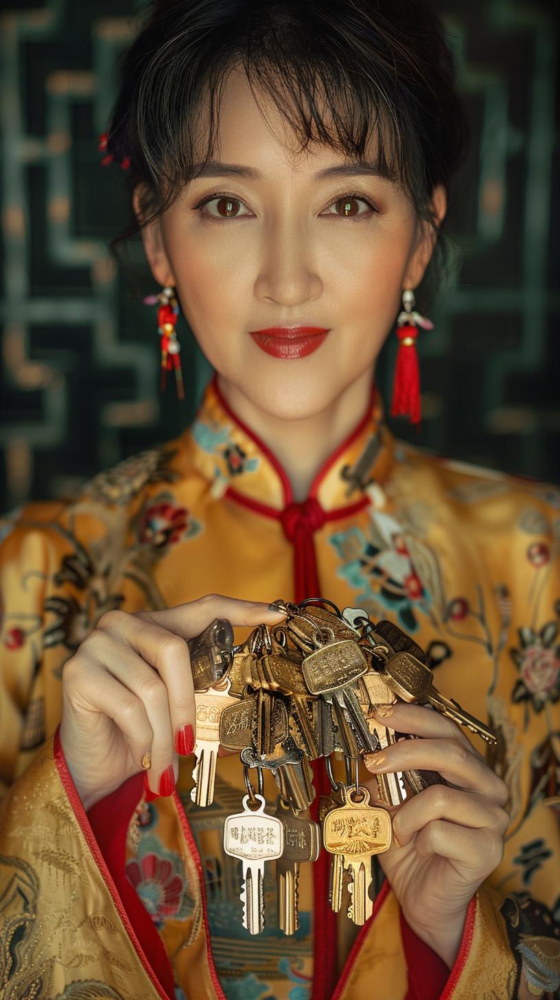 大妈是坐拥两栋楼，名副其实的收租婆，什么都不用干光收租金就吃喝不愁，日子过得安逸