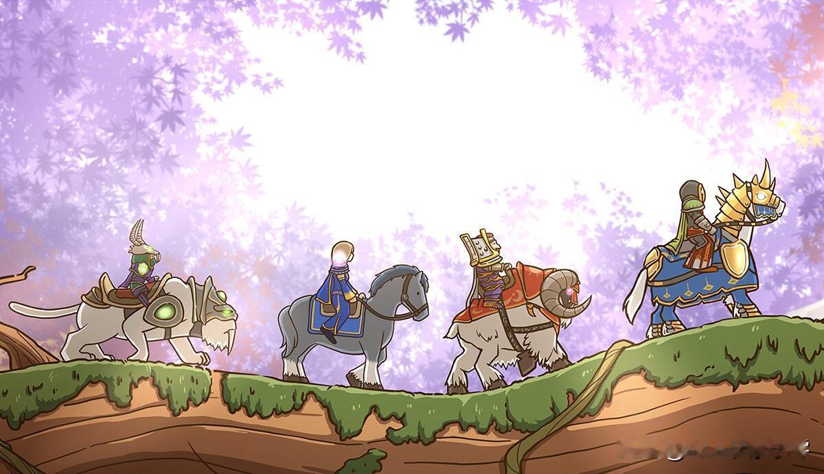 魔兽世界怀旧服 韩国一位漫画家为了纪念自己入坑魔兽一周年，将自己和公会朋友们一起