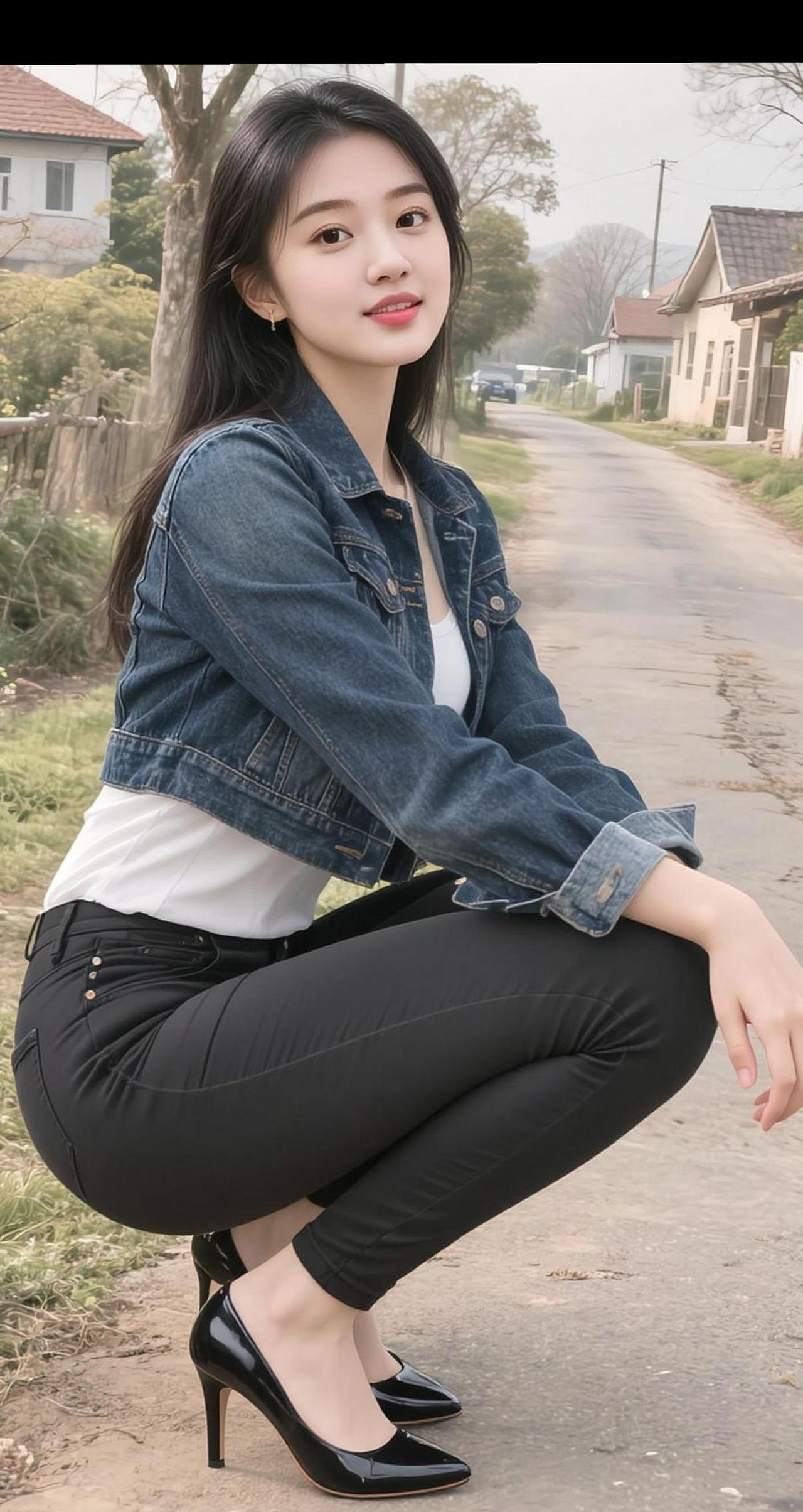 AI乡村随拍 抖音ai创作 山里姑娘 气质女人