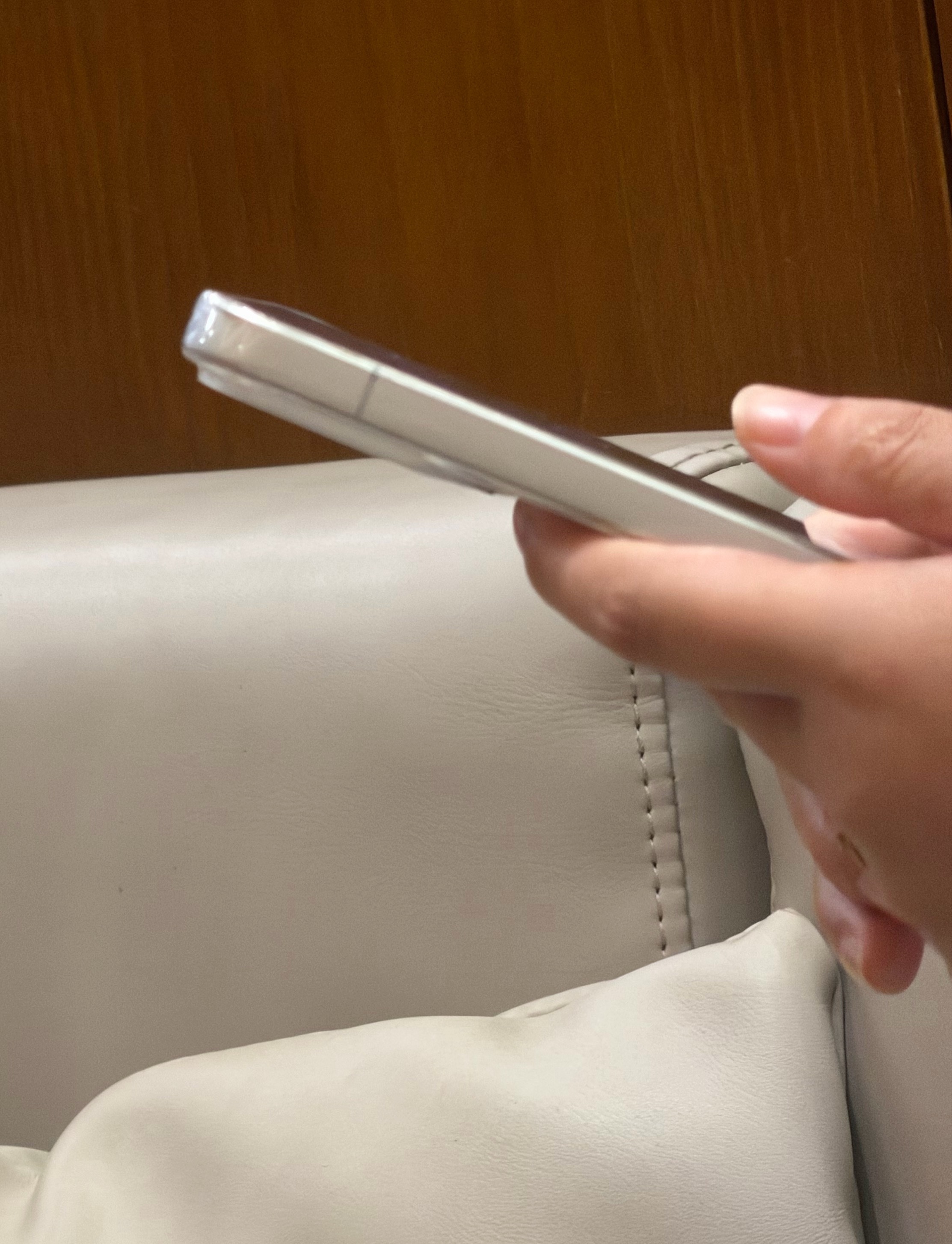 小米 17 Pro 妙享背屏太有辨识度了。休息室看见一对情侣，男的用小米 15 