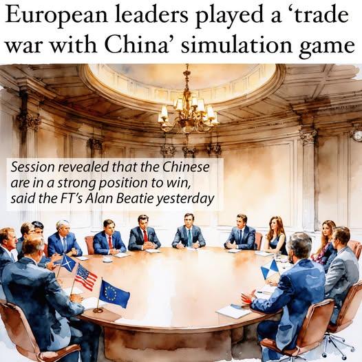 若与中国贸易战，欧盟痛得更快，更难受！

欧盟一些领导做了与中国贸易战的兵棋推演