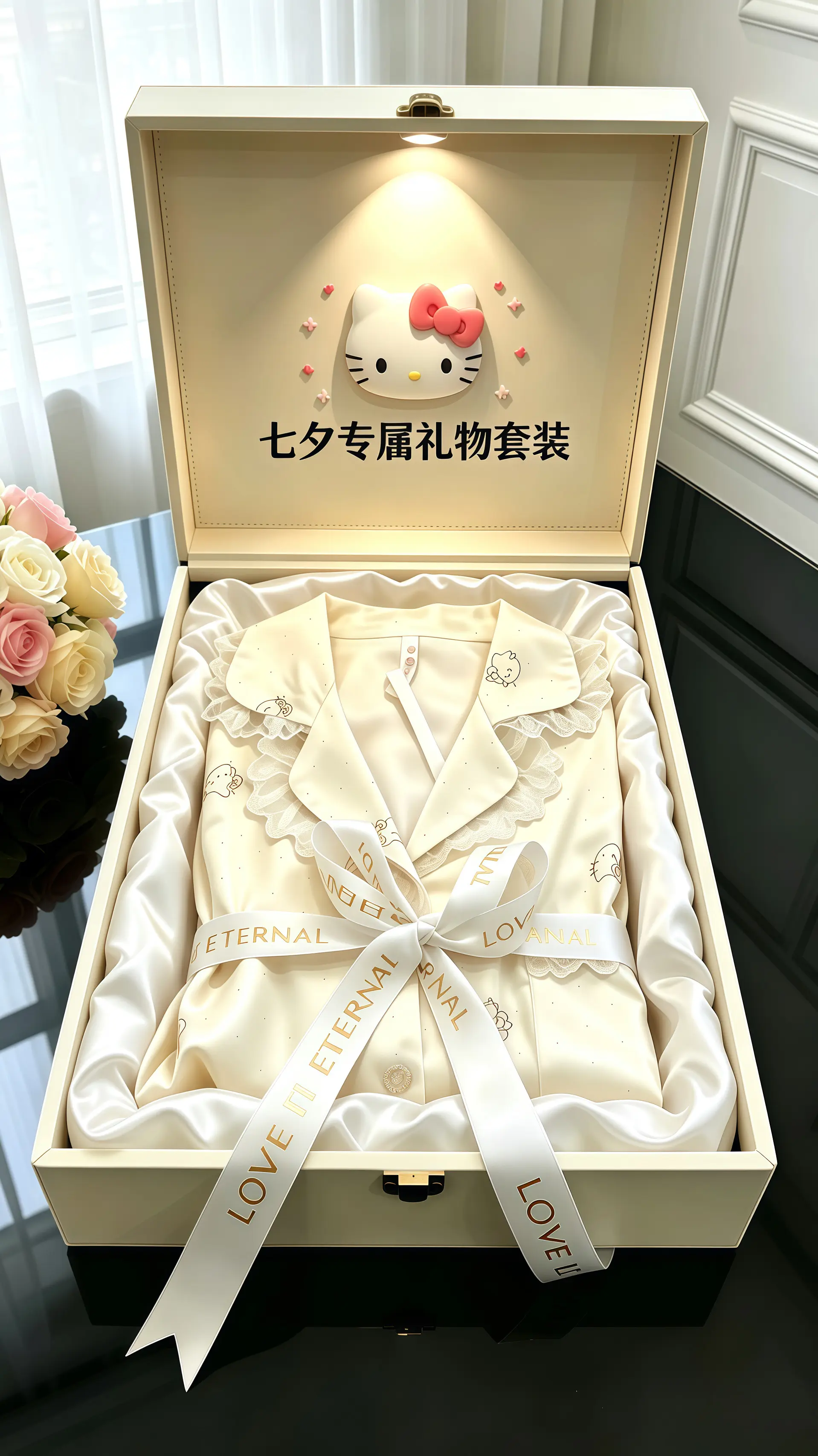 睡衣家居服七夕礼物 Kitty猫少女心好物 家居服仪式感