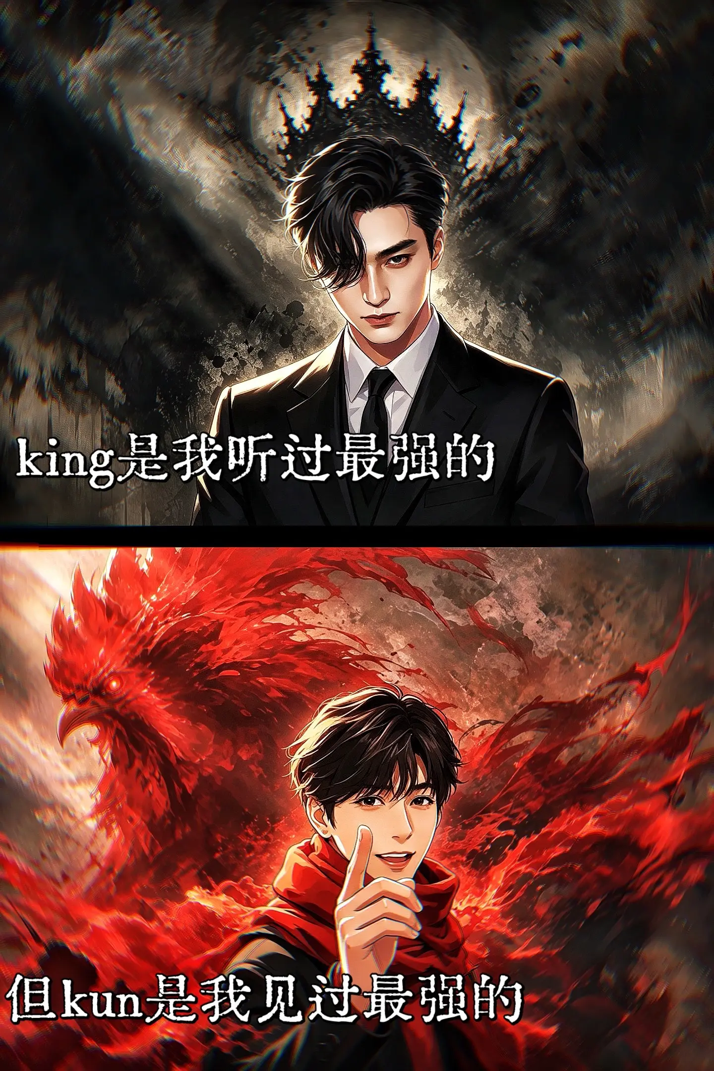 少年 我知道这很难 但是你会选谁呢。