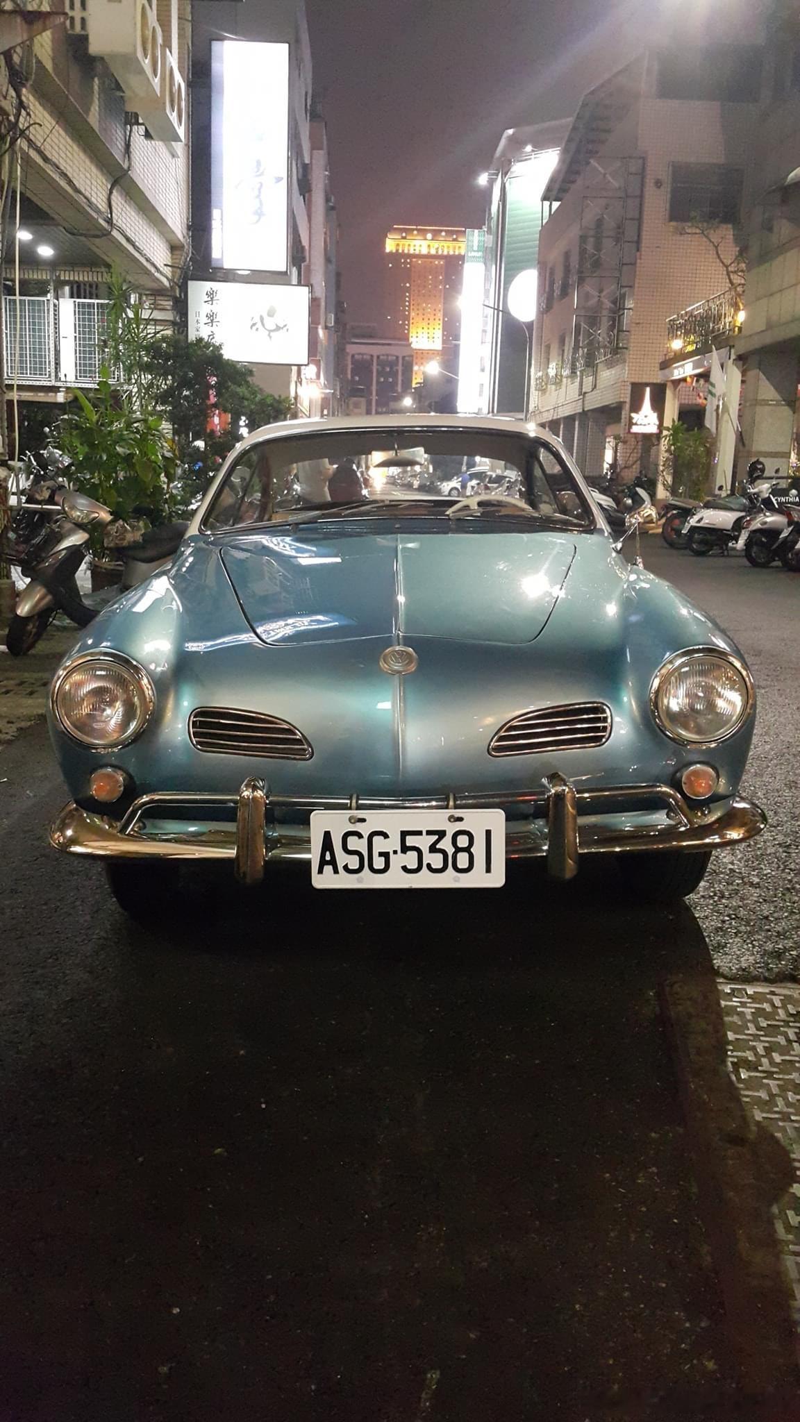 台湾老车  🇩🇪1973年VW Karmann Chia 