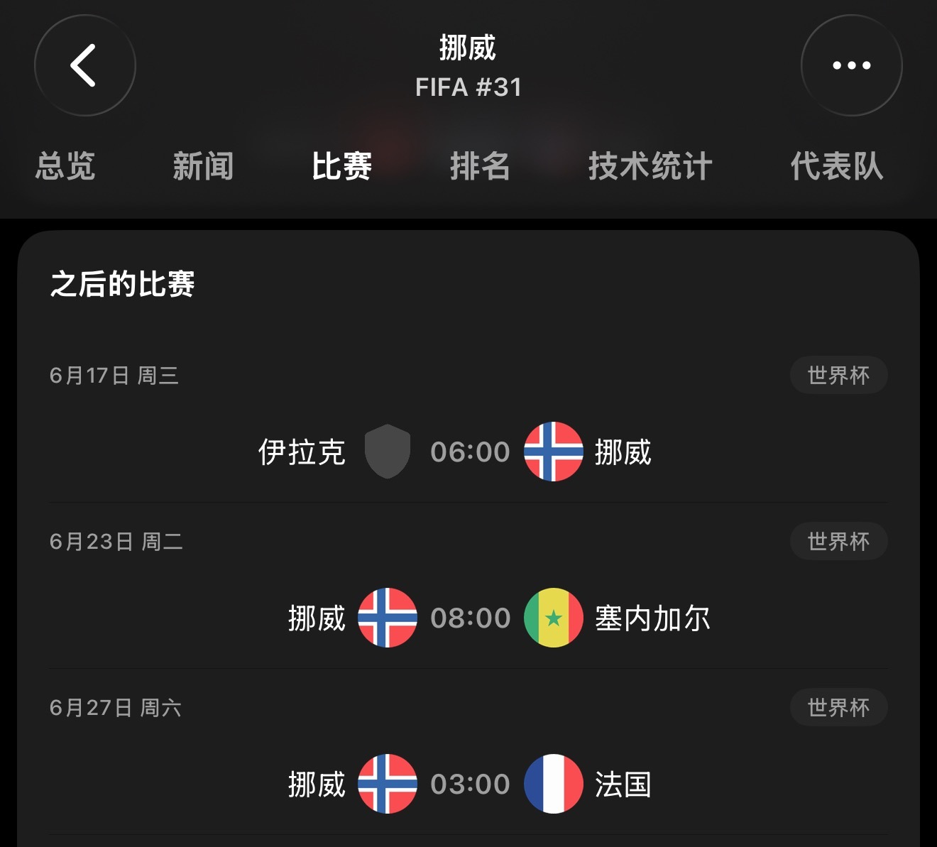挪威队赛程时间还蛮好的haalandcup