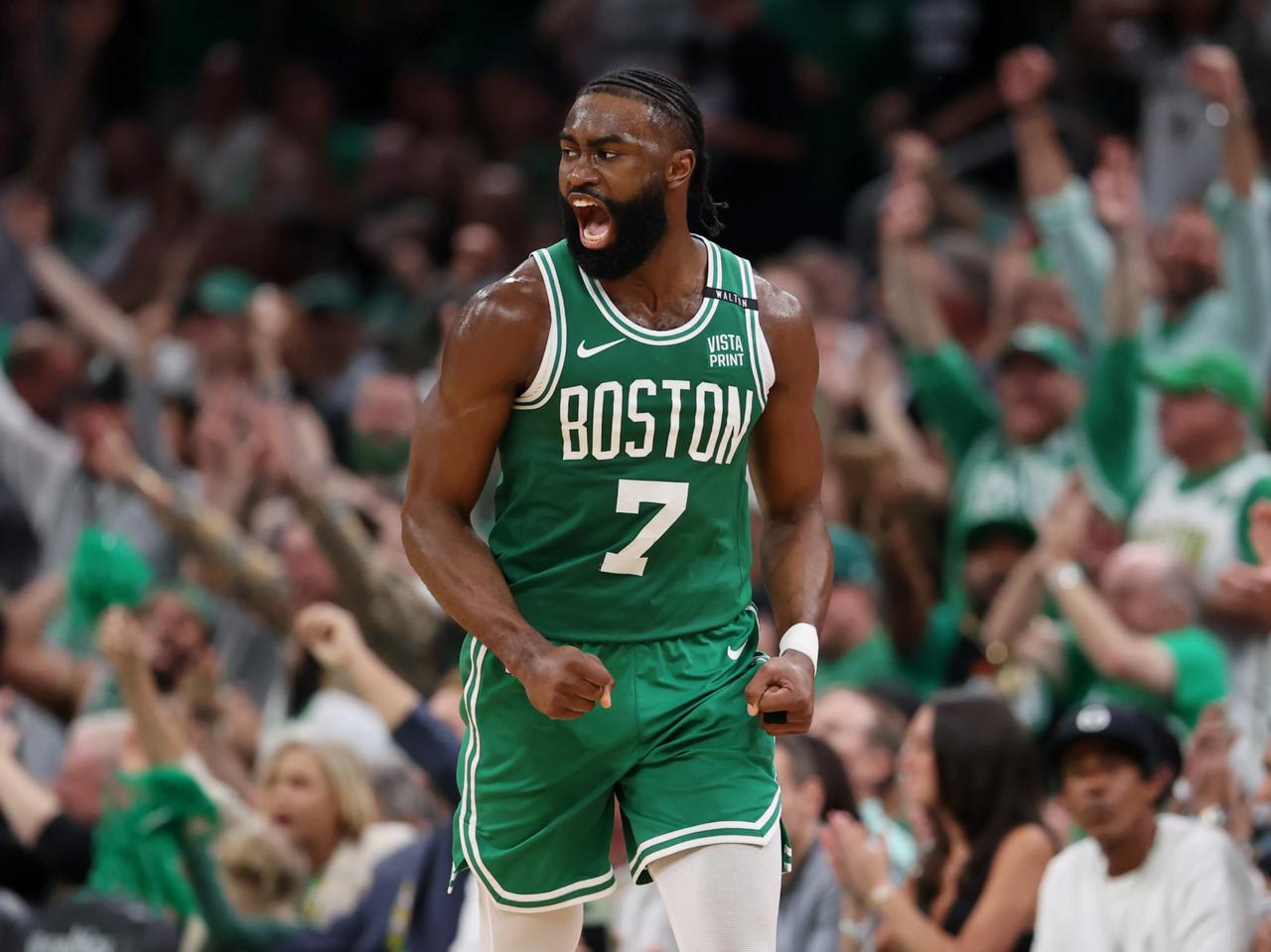 凯尔特人新一代的王牌悍将还真的强势崛起，只要他在未来的比赛中能够保持健康，先不说