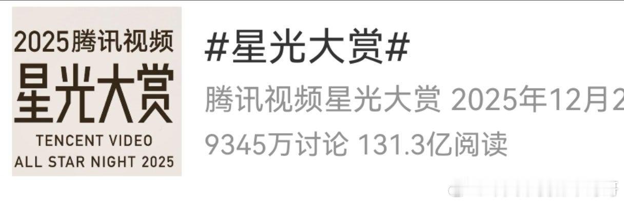 星光大赏数据倍杀尖叫之夜，鹅搞流量有一手 