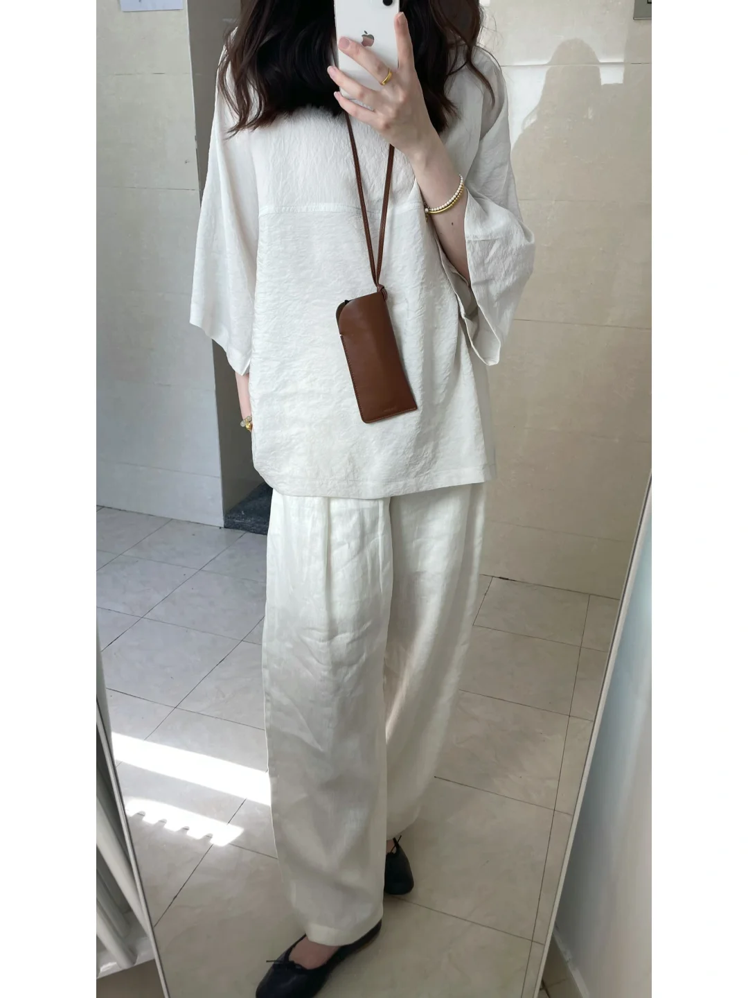 亚麻真的舒适又自在🚶🏻‍♀️