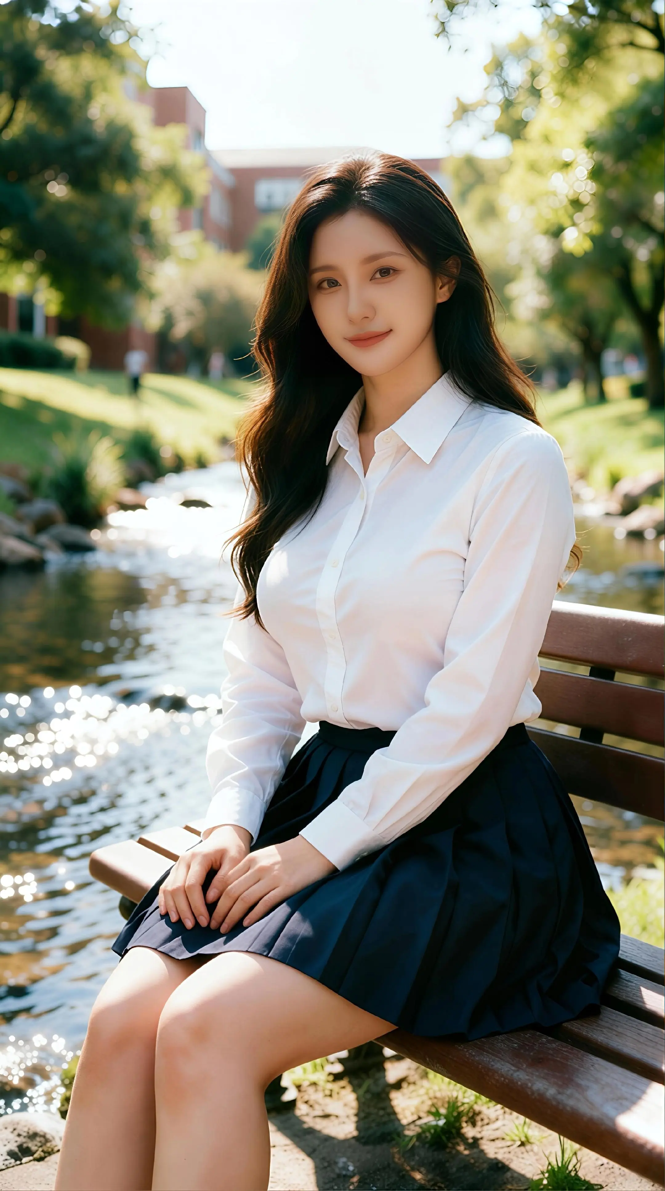 学生时代的女神，心目中的白月光。