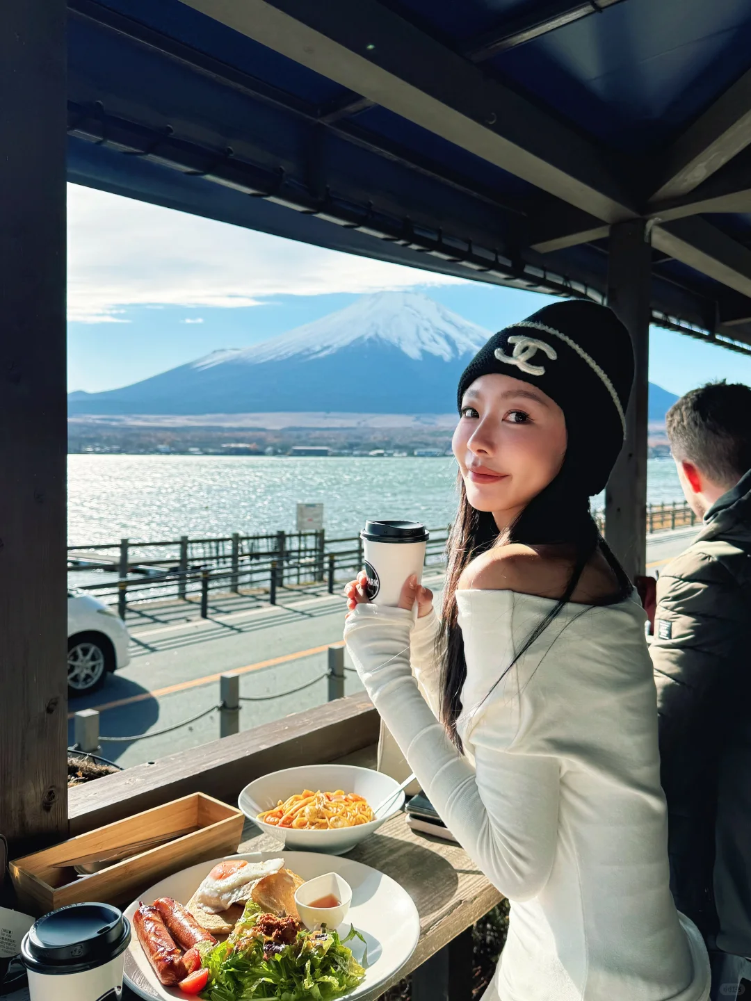 富士山下的咖啡厅🗻
