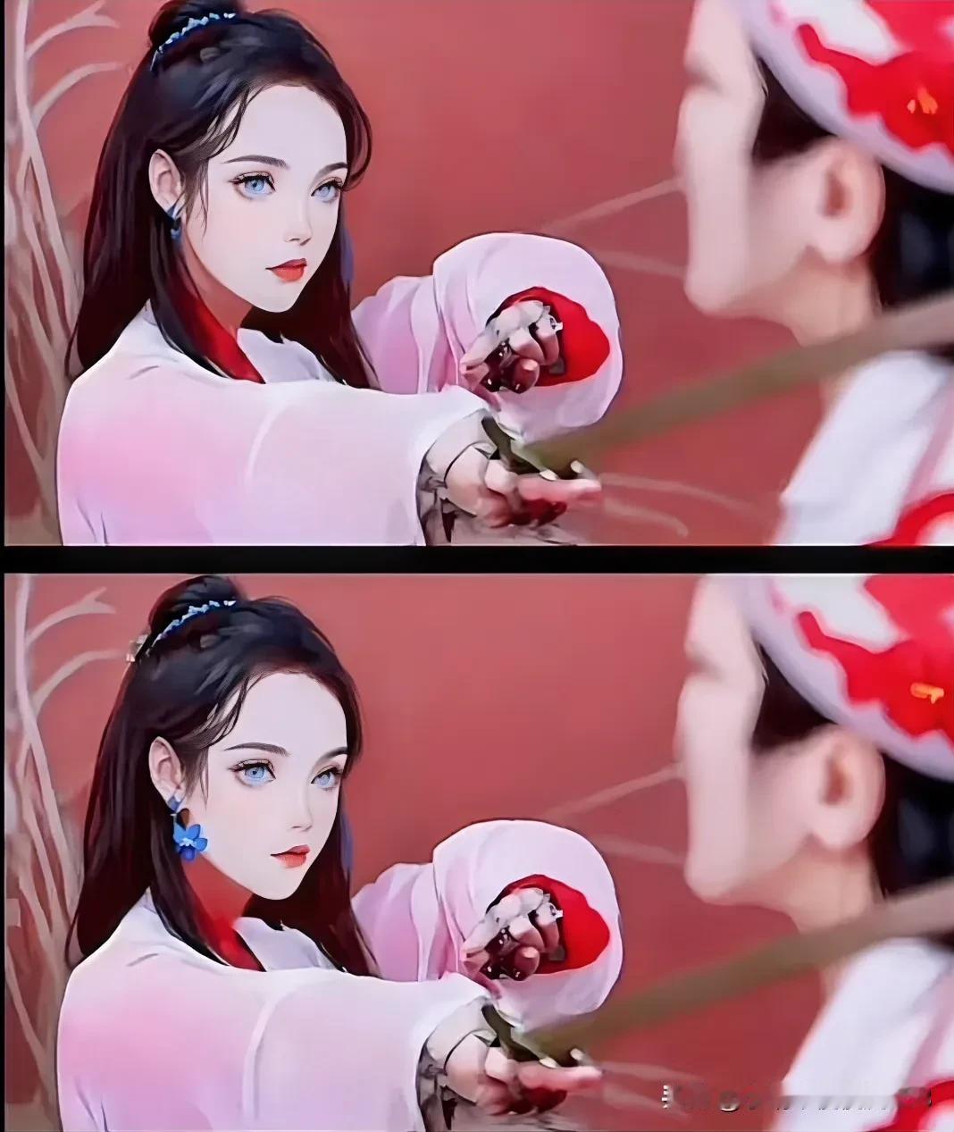 三生三世十里桃花，不如你
考眼力请找岀九处不同[灵光一闪]