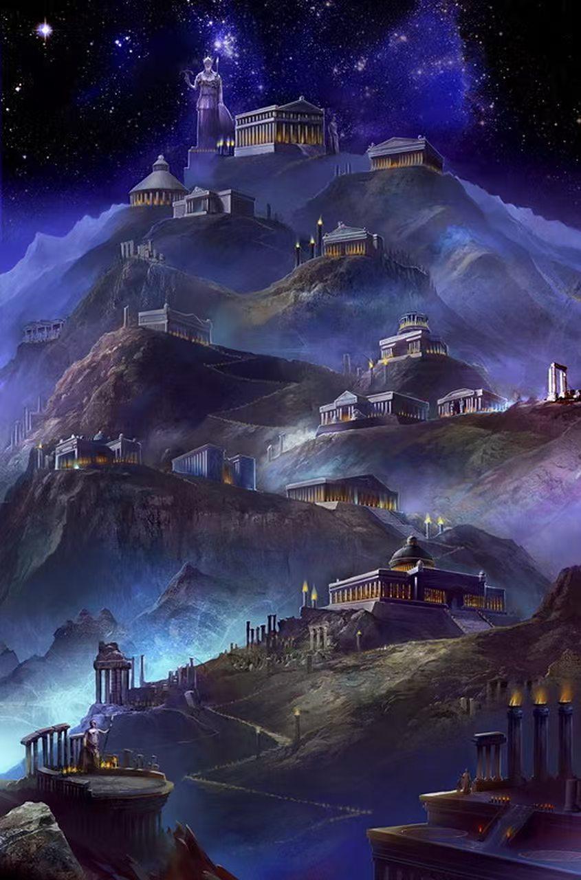 《圣斗士星矢》诸多场景的设定，都借鉴了现实世界里的标志性建筑。
哈迪斯城参考原型