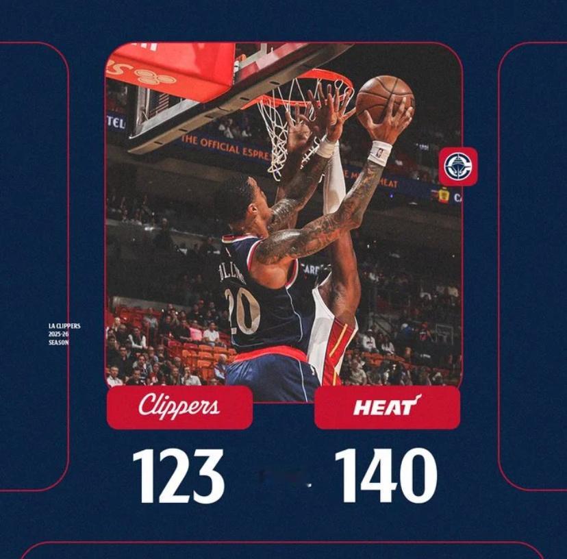 热火客场战胜快船12月2日NBA常规赛热火客场迎战快船。快船vs热火热火在第二节