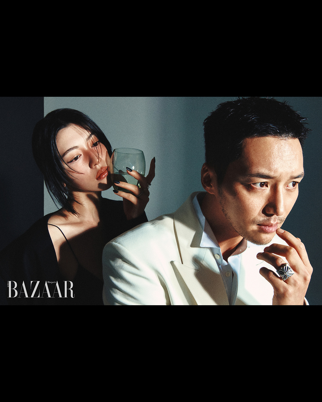 三吉彩花《老千：别西卜之歌》韩版芭莎特刊写真 