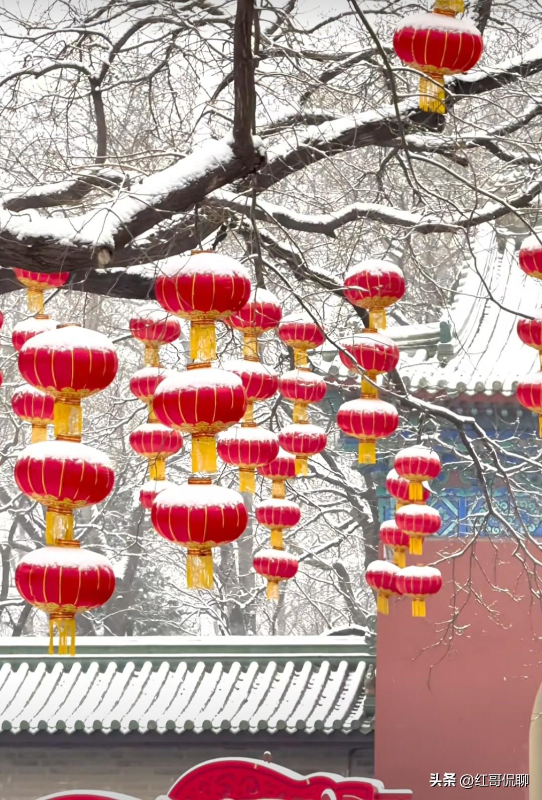 春雪让这个春天更有难舍的冬韵，不过这天坛公园美得是不是有点过分[呲牙]