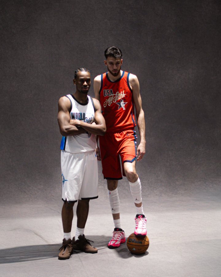 亚历山大和切特的全明星定妆照！编辑by小魏雷霆2026nba全明星