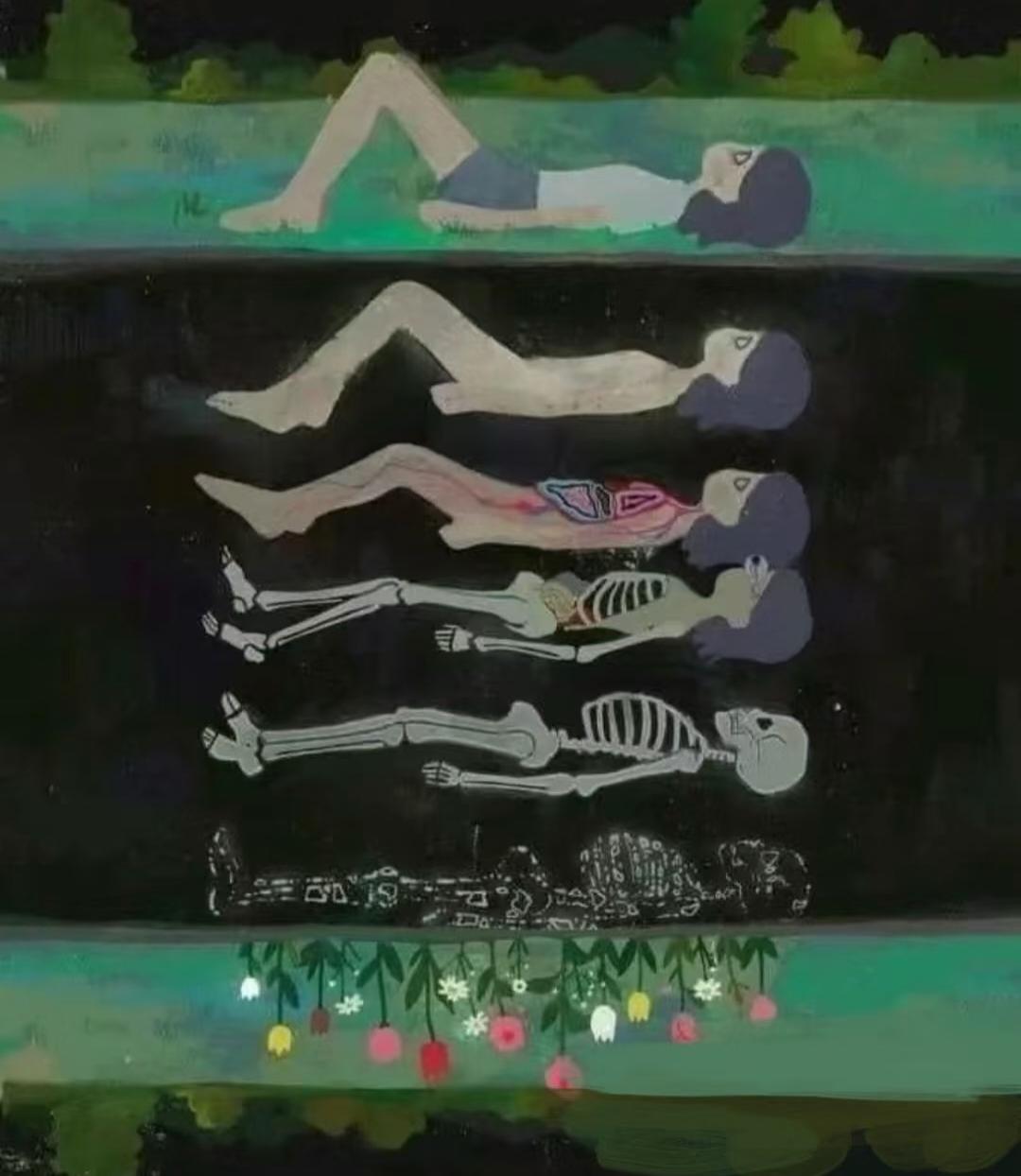 你说人最终都会死去
那活着的时候
这一辈子图的是什么？
鸡下了一辈子的蛋，最后被