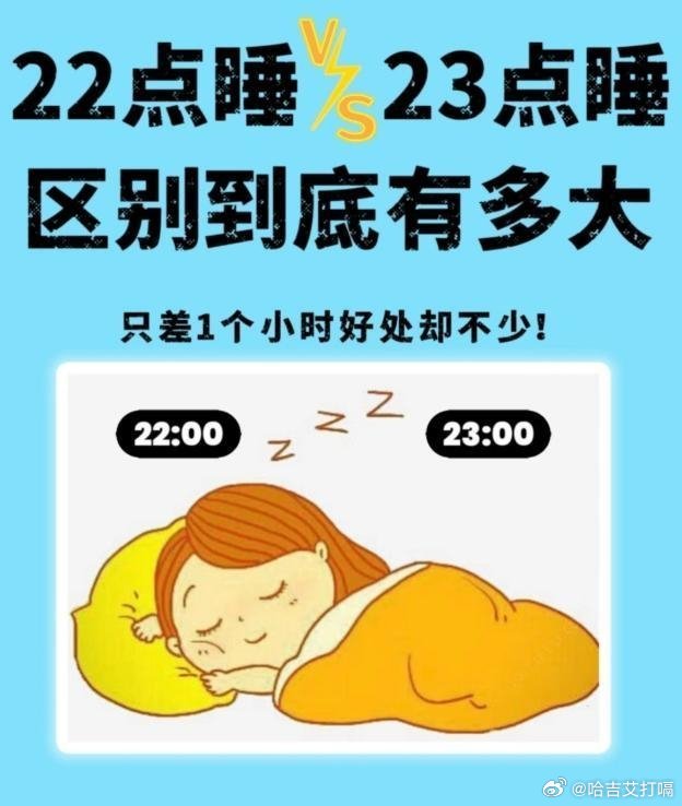 凤凰新闻【别小看晚睡一小时，22点和23点睡觉差别太大了】很多人觉得，22点睡和